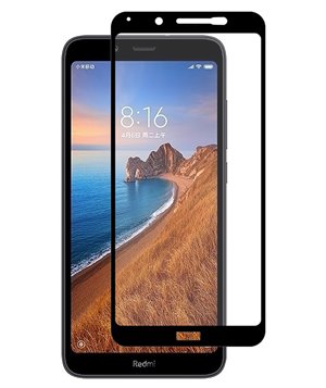 POWERTECH Tempered Glass 5D Full Glue, Xiaomi Redmi 7A (Qualcomm), μαύρο