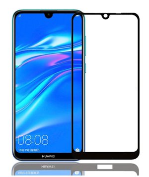 POWERTECH Tempered Glass 5D για Huawei Y8p, full glue, μαύρο