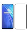 POWERTECH Tempered Glass 5D, full glue, Realme 6 2020, μαύρο