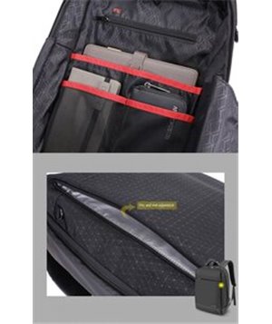 ARCTIC HUNTER τσάντα πλάτης B00348-GY με θήκη laptop 15.6, γκρι