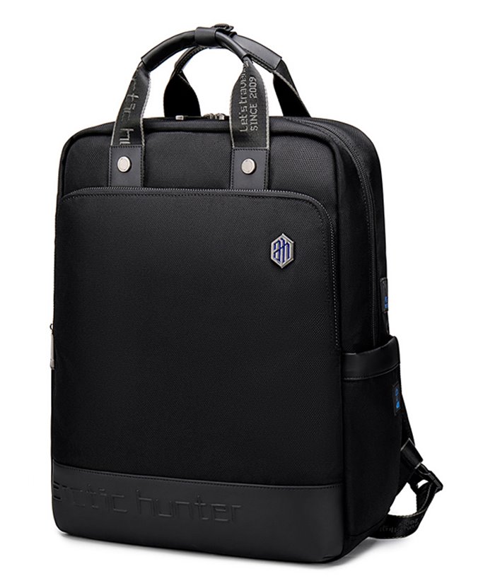 ARCTIC HUNTER τσάντα πλάτης B00398-BK με θήκη laptop 14.1", μαύρη