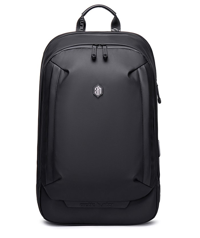 ARCTIC HUNTER τσάντα πλάτης B00443-BK με θήκη laptop 15.6, μαύρη