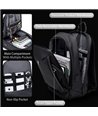 ARCTIC HUNTER τσάντα πλάτης B00443-BK με θήκη laptop 15.6, μαύρη