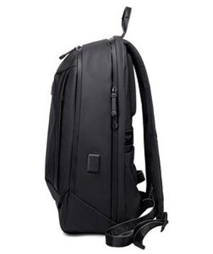 ARCTIC HUNTER τσάντα πλάτης B00443-BK με θήκη laptop 15.6, μαύρη