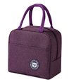 Ισοθερμική τσάντα HUH-0011, 7L, αδιάβροχη, 23x13x21cm, μωβ