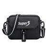 SUPER FIVE τσάντα ώμου K00106-BK, μαύρη
