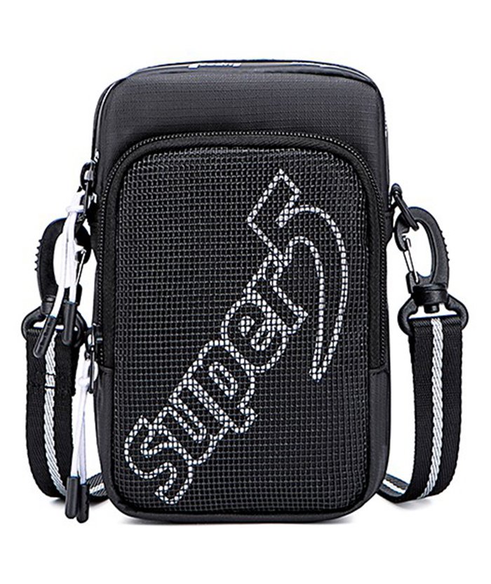 SUPER FIVE τσάντα ώμου K00122-BK, μαύρη