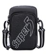 SUPER FIVE τσάντα ώμου K00122-BK, μαύρη