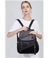Γυναικεία τσάντα πλάτης LBAG-0005, μαύρη