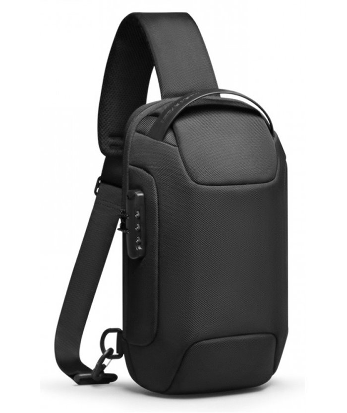 MARK RYDEN τσάντα crossbody MR7116, θήκη tablet 9.7", αδιάβροχη, μαύρη