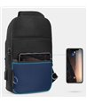 MARK RYDEN τσάντα crossbody MR7618, θήκη tablet 9.7", αδιάβροχη, μαύρη