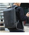 MARK RYDEN τσάντα πλάτης MR9031Y, με θήκη laptop 15.6", μαύρη