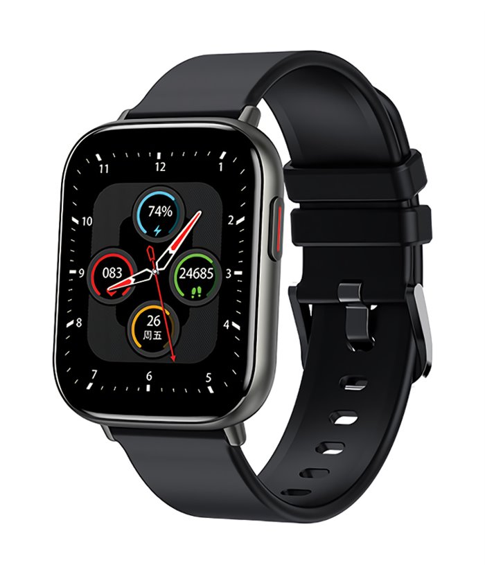 HIFUTURE smartwatch FutureFit Ultra, 1.65", IP68, heart rate, μαύρο