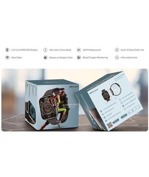 HIFUTURE smartwatch FutureFit Ultra, 1.65", IP68, heart rate, ροζ