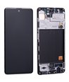 SAMSUNG Original LCD Touch Screen GH82-21669A, A51 A515F, μαύρη