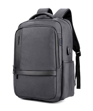 ARCTIC HUNTER τσάντα πλάτης B00120C-GY με θήκη laptop 15.6", γκρι