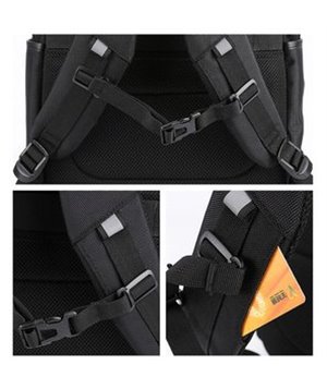 ARCTIC HUNTER τσάντα πλάτης B00120C-GY με θήκη laptop 15.6", γκρι