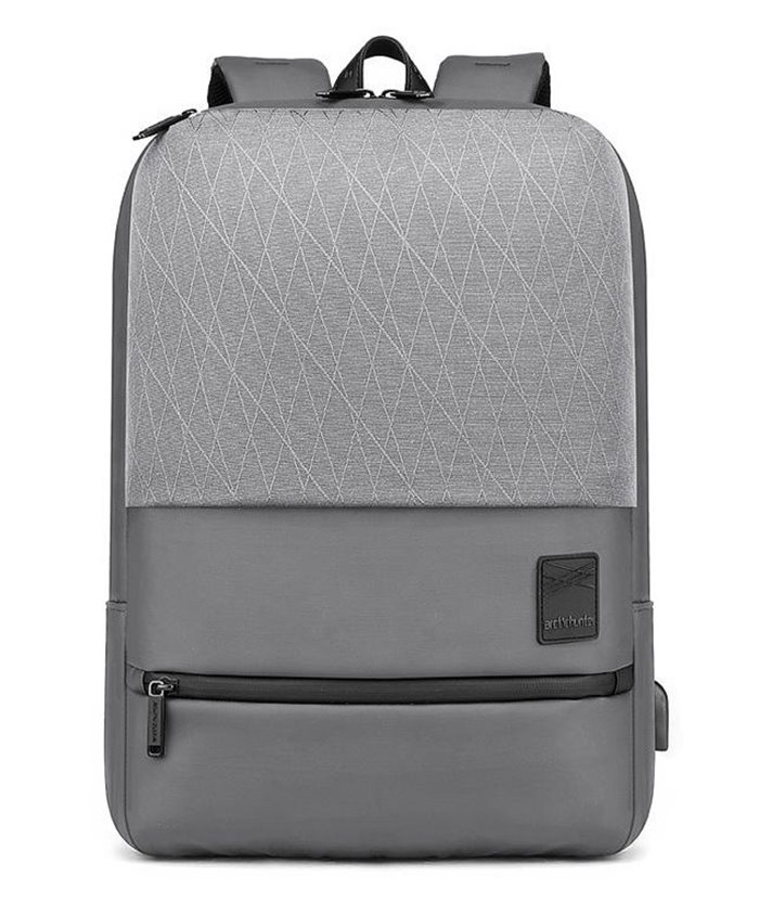 ARCTIC HUNTER τσάντα πλάτης B00360-GY με θήκη laptop 15.6", USB, γκρι