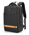 GOLDEN WOLF τσάντα πλάτης GB00378-BK με θήκη laptop 15.6", μαύρη