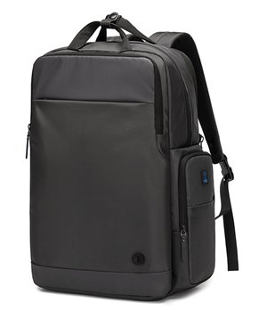 GOLDEN WOLF τσάντα πλάτης GB00397, με θήκη laptop 15.6", 22-29L, γκρι