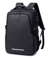 GOLDEN WOLF τσάντα πλάτης GB00444, με θήκη laptop 15.6", 23L, μαύρη