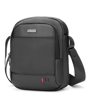 ARCTIC HUNTER τσάντα ώμου K00063-BK, με θήκη tablet, μαύρη