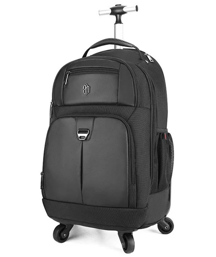 ARCTIC HUNTER τσάντα ταξιδίου LG1500165-BK τροχήλατη, θήκη laptop, μαύρη