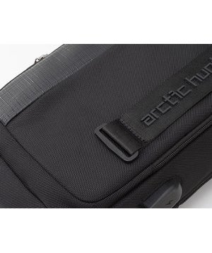 ARCTIC HUNTER Τσάντα Crossbody XB00100-GY, USB, αδιάβροχη, γκρι