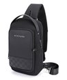 ARCTIC HUNTER Τσάντα Crossbody XB00105-BK, USB, αδιάβροχη, μαύρο