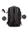 ARCTIC HUNTER τσάντα πλάτης B-00187-BK με θήκη laptop 15.6", μαύρη