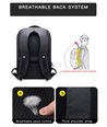 ARCTIC HUNTER τσάντα πλάτης B00193-BL με θήκη laptop 15.6, γκρι