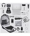 ARCTIC HUNTER τσάντα πλάτης B00193-BL με θήκη laptop 15.6, γκρι