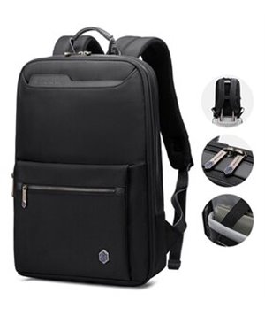 ARCTIC HUNTER τσάντα πλάτης B00410με θήκη laptop 14", πτυσσόμενη, μαύρη