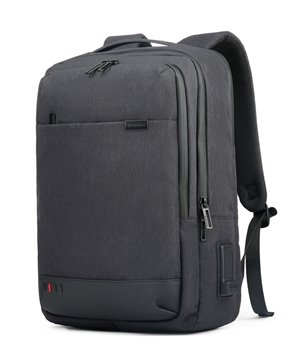 ARCTIC HUNTER τσάντα πλάτης GB00328 με θήκη laptop 15.6", USB, δίχρωμη