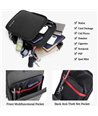 ARCTIC HUNTER τσάντα Crossbody XB00111-BK, αδιάβροχη, μαύρη