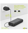 GOOBAY power bank 53939, 20000mAh, 2x USB & Type-C, QC PD, 22.5W, μαύρο