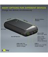 GOOBAY power bank 53939, 20000mAh, 2x USB & Type-C, QC PD, 22.5W, μαύρο