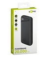 GOOBAY power bank 53939, 20000mAh, 2x USB & Type-C, QC PD, 22.5W, μαύρο