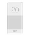 GOLF Power bank Candy G81 20000mAh, 2x output, 2.1A, λευκό