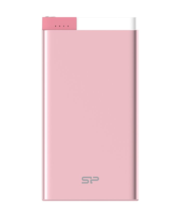 SILICON POWER power bank S105, 10000mAh, USB, Lightning/Micro input, ροζ