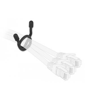 DELOCK Δεματικά καλωδίων 18972, εύκαμπτα, 250x4mm, χρωματιστά, 10τμχ