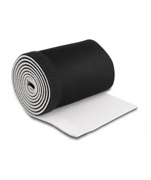 DELOCK ταινία νεοπρενίου τύπου Velcro 20864, 13.5cm, 1.5m, μαύρη/λευκή