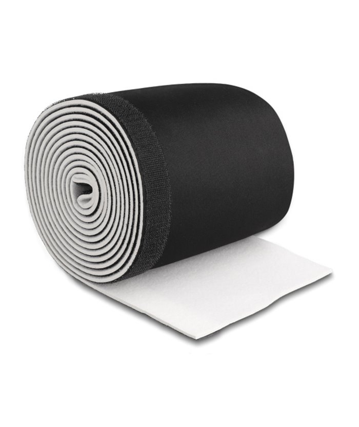DELOCK ταινία νεοπρενίου τύπου Velcro 20865, 13.5cm, 3m, μαύρη/λευκή