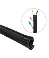 BRATECK Δεματικό Καλωδίων τύπου Flex Wrap CC15-1, με φερμουάρ, 100x10cm
