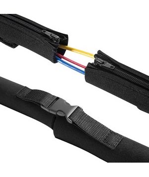 BRATECK Δεματικό Καλωδίων τύπου Flex Wrap CC15-1, με φερμουάρ, 100x10cm