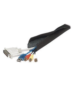 POWERTECH Δεματικό Καλωδίων τύπου Flex Wrap, 1.8m, Black