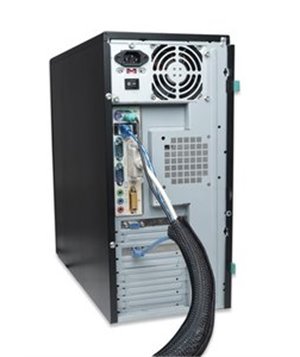 POWERTECH Δεματικό Καλωδίων τύπου Flex Wrap, 1.8m, Black