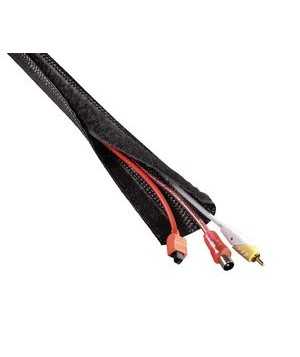 POWERTECH Δεματικό Καλωδίων τύπου Flex Wrap, 1.8m, Black