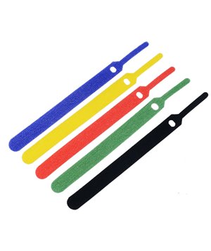 POWERTECH δεματικά καλωδίων TIES-020, τύπου velcro, 25τμχ