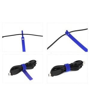 POWERTECH δεματικά καλωδίων TIES-020, τύπου velcro, 25τμχ